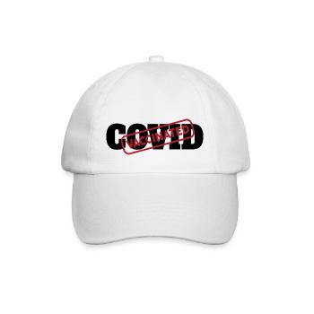 #Vaccinated - Baseball Cap - white/white - Front