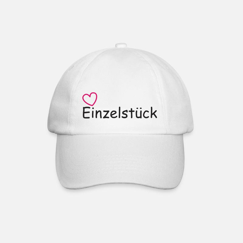 Einzelstück - Baseballkappe - Weiß/Weiß