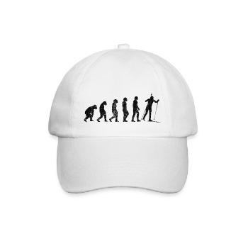 Skiing Ski Design Skier Ski Skier Ski Outfit - Baseball Cap - white/white - Front