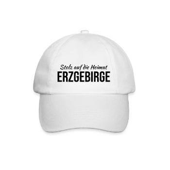 Stolz auf die Heimat - Baseballkappe - Weiß/Weiß - Vorne