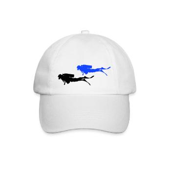 Diver - Baseball Cap - white/white - Front