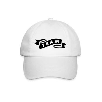 team - Baseballkappe - Weiß/Weiß - Vorne