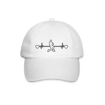 Joueur de basket-ball Équipe de basket-ball Basket-ball - Casquette classique - blanc/blanc - Devant