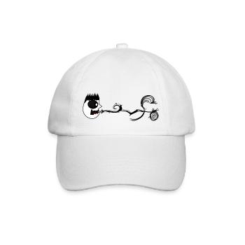 face screaming fruits - Baseball Cap - white/white - Front