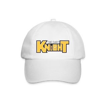 The Dart Knight Schriftzug - Baseballkappe - Weiß/Weiß - Vorne