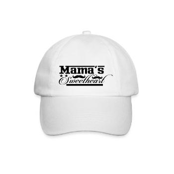 Mama ́s Sweetheart - Baseball Cap - white/white - Front