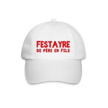 Feria festayre féria - Casquette classique - blanc/blanc - Devant