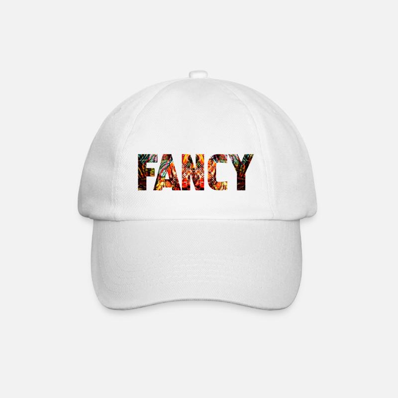 fancy bunt 2 - Baseballkappe - Weiß/Weiß