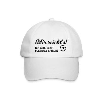 Fußball Soccer - Baseballkappe - Weiß/Weiß - Vorne