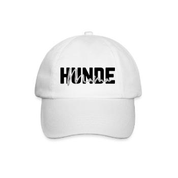 Hundemama - Baseballkappe - Weiß/Weiß - Vorne