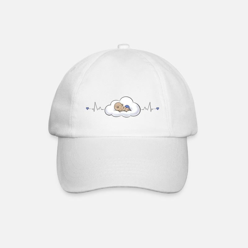Baby - Baseballkappe - Weiß/Weiß