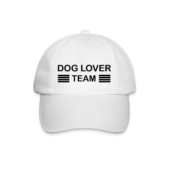 Hund Dog - Baseballkappe - Weiß/Weiß - Vorne
