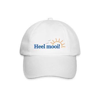 Heel mooi! - Baseballkappe - Weiß/Weiß - Vorne
