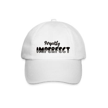 Perfectly imperfect T-Shirt - Baseball Cap - white/white - Front
