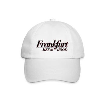 Frankfurt meine Hood - Baseballkappe - Weiß/Weiß - Vorne