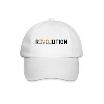 LGBT Pride Month - Love Revolution - Baseball Cap - white/white - Front