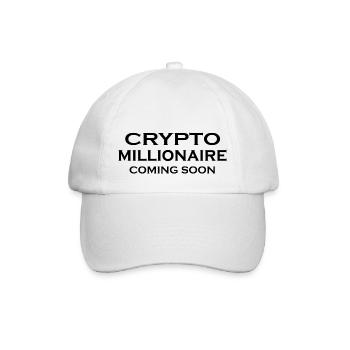 Trading de crypto-monnaies Bitcoin - Casquette classique - blanc/blanc - Devant
