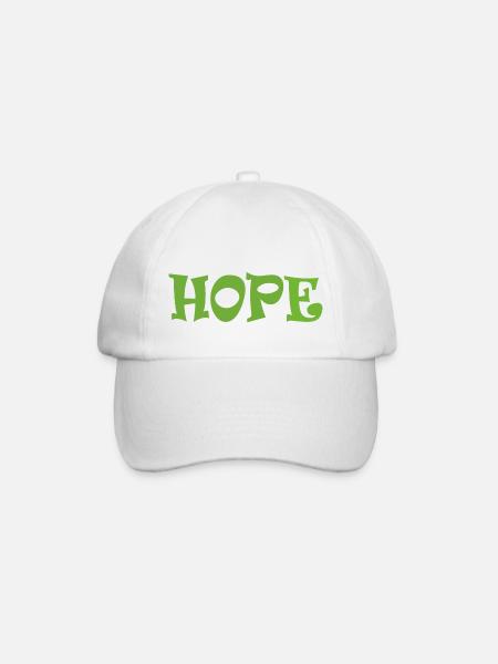HOPE - Casquette classique - blanc/blanc