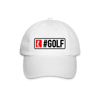 #GOLF - Baseball Cap - white/white - Front