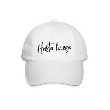 Hasta Luego – Casual Spanish Goodbye Design - Baseball Cap - white/white - Front