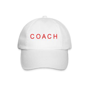 Coach - Baseball Cap - white/white - Front