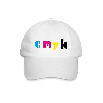 Cmyk - Baseball Cap - white/white - Front