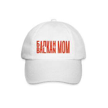 Maman des Balkans maman bosnie serbie croatie monténégro - Casquette classique - blanc/blanc - Devant