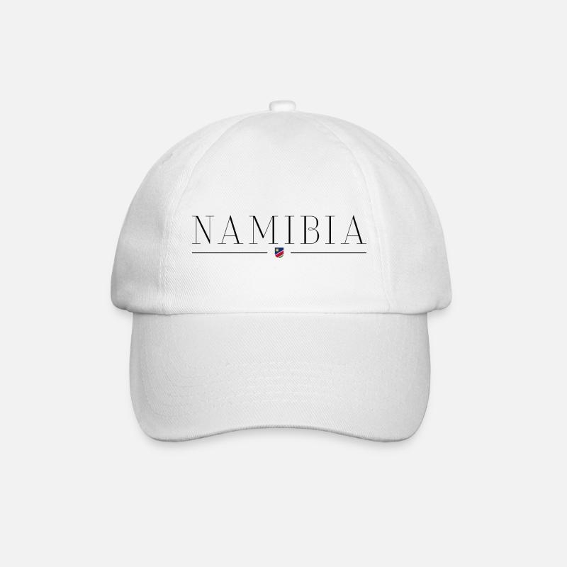 Ich liebe Namibia - Baseballkappe - Weiß/Weiß