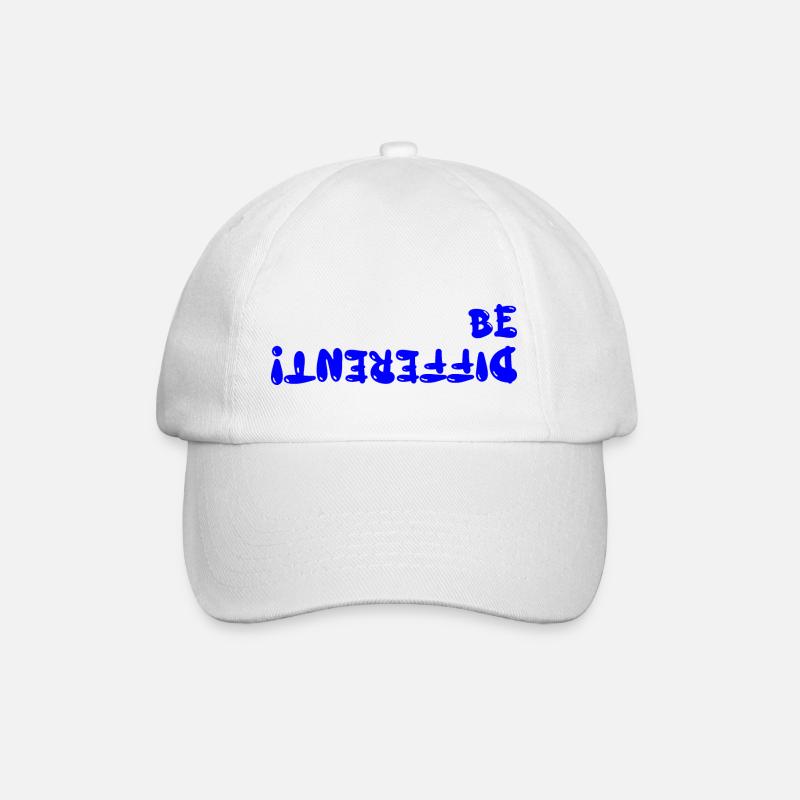 be different - Baseballkappe - Weiß/Weiß