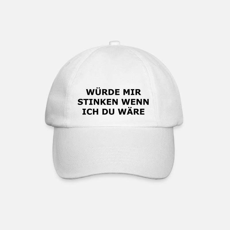 Würd mir stinken wenn ich du wäre - Baseballkappe - Weiß/Weiß
