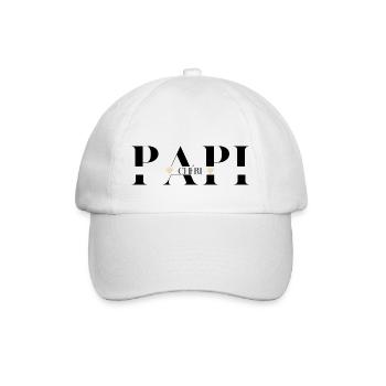 papi Chéri - Casquette classique - blanc/blanc - Devant