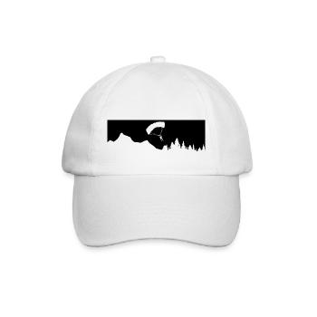 Montagne - Parapente - (15) - Casquette classique - blanc/blanc - Devant
