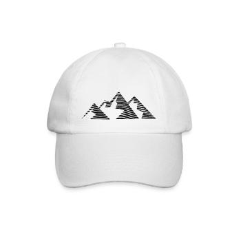 Mountain - (20) - Baseball Cap - white/white - Front