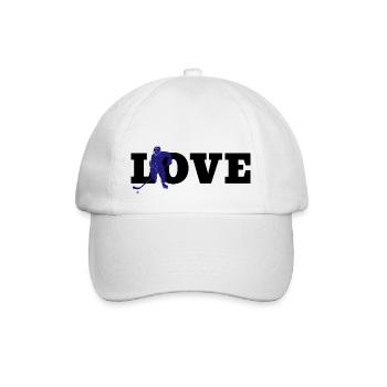 Équipe de hockey sur glace Joueur de hockey sur glace Fan de hockey sur glace - Casquette classique - blanc/blanc - Devant