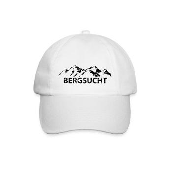 Bergsucht - (9) - Baseballkappe - Weiß/Weiß - Vorne