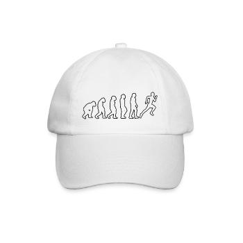 Joggeurs, course à pied, entraînement cardio, jogging en forme - Casquette classique - blanc/blanc - Devant