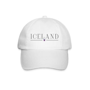 J’adore l’Islande - Casquette classique - blanc/blanc - Devant