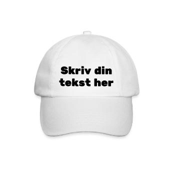 écris ton texte ici - Casquette classique - blanc/blanc - Devant