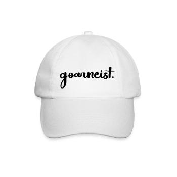 goarneist trier spruch lustig dialekt mosel - Baseballkappe - Weiß/Weiß - Vorne