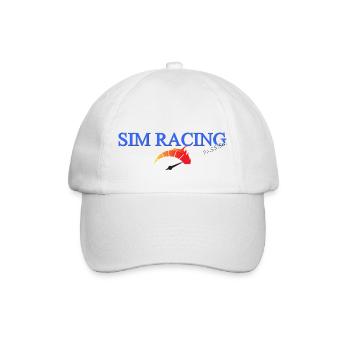 SIM Racing - Casquette classique - blanc/blanc - Devant