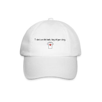 Citation de la vie - Casquette classique - blanc/blanc - Devant