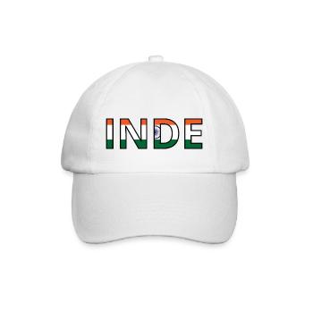 Drapeau Inde - Casquette classique - blanc/blanc - Devant