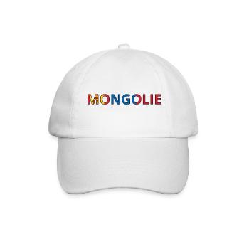 Drapeau Mongolie - Casquette classique - blanc/blanc - Devant
