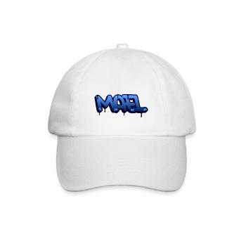 Graffiti prénom Mael - Casquette classique - blanc/blanc - Devant