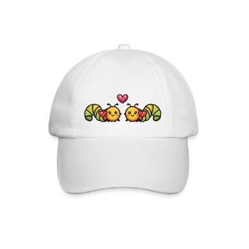Ver Couple Amour Couple Amoureux - Casquette classique - blanc/blanc - Devant