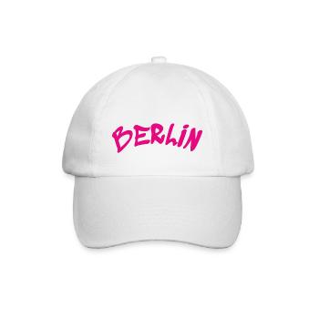 Berlin - Deutschland - Germany - Brandenburger Tor - Baseballkappe - Weiß/Weiß - Vorne