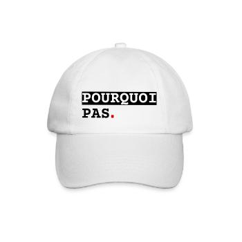 Pourquoi pas - Casquette classique - blanc/blanc - Devant