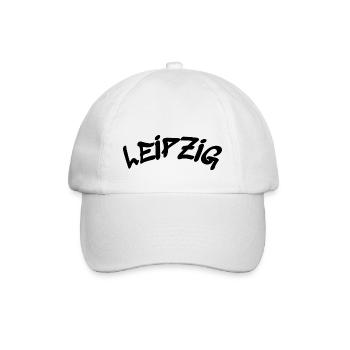 Leipzig - Deutschland - Germany - Sachsen - Baseballkappe - Weiß/Weiß - Vorne