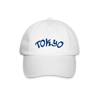 Tokyo - Japan - japanisch - Asien - Asia - Baseballkappe - Weiß/Weiß - Vorne