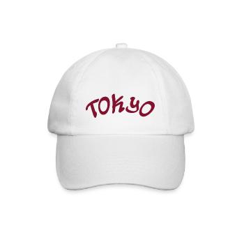 Tokyo - Japan - japanisch - Asien - Asia - Baseballkappe - Weiß/Weiß - Vorne